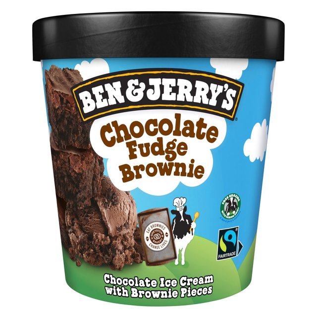 Ben & Jerrys Ice Cream ( Chocolate Fudge Brownie )