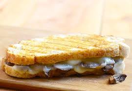 Mushroom and Cheese Panini