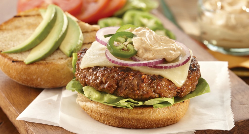 Mexican Cheese Gourmet burger